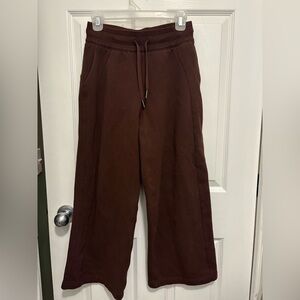 Lululemon scuba wide leg sweatpants *short inseam